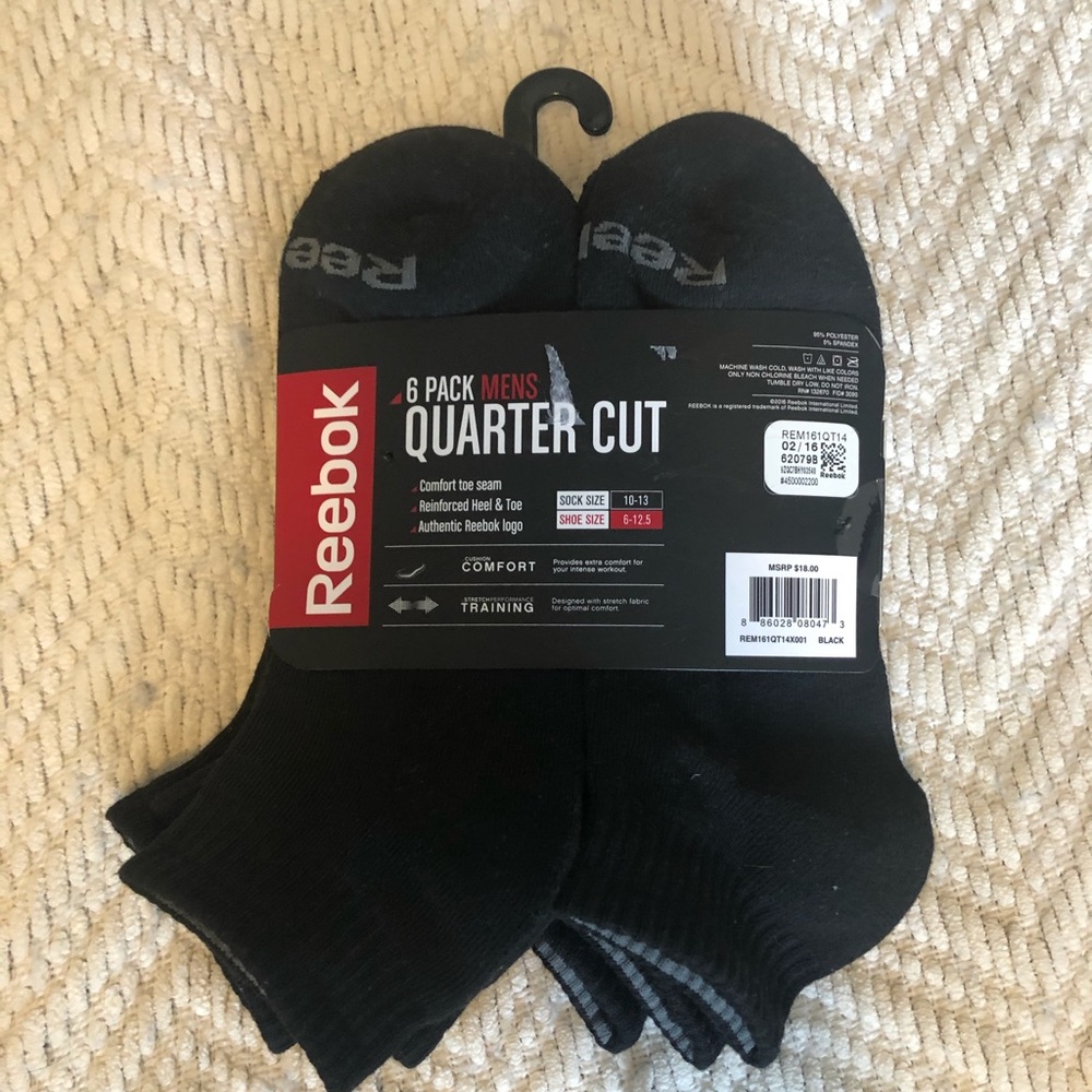 NWT Reebok Socks